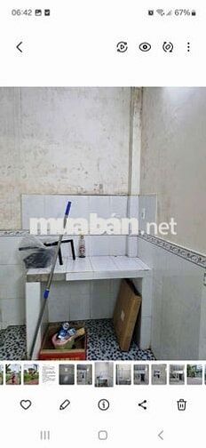 Cho thuê nhà P TTN  Q12 khu vực 38 ha. DT 4,5 x20 có gác lửng 2PN 2wS