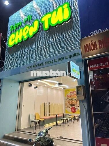 Nhà Mặt tiền 292 Tô Hiến Thành, Q10 - TRỆT LẦU, Cho ĂN UỐNG, DT 5x23m