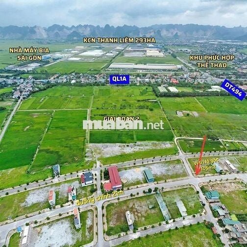 Lô góc trục chính Kđt Thanh Hà kinh doanh tốt