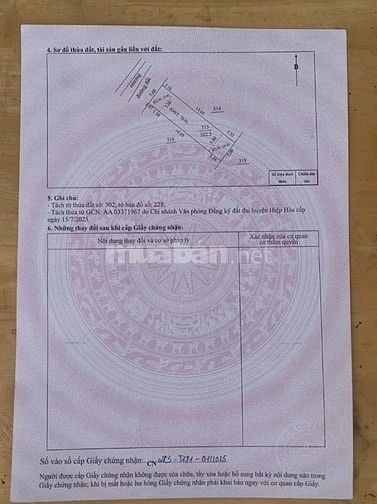 Đất 296m2 tại Hoàng Thanh, Hiệp Hòa, Bắc Giang