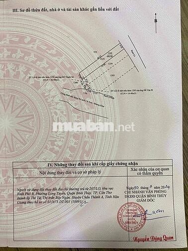 BÁN NỀN 500m2 XÂY TRỌ, LONG TUYỀN, CẦN THƠ.