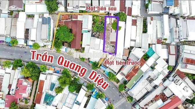 NỀN MẶT TIỀN DT RỘNG ĐƯỜNG TRẦN QUANG DIỆU
