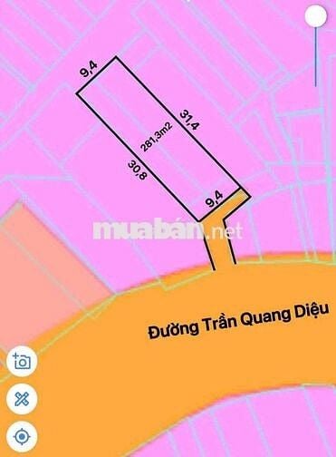NỀN MẶT TIỀN DT RỘNG ĐƯỜNG TRẦN QUANG DIỆU