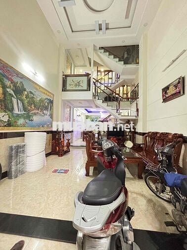 NHÀ HẺM OTO THÔNG GẦN MT NGUYỄN THỊ BÚP Q12 - GẦN NGÃ 4 NƯỚC ĐÁ-4,5x14