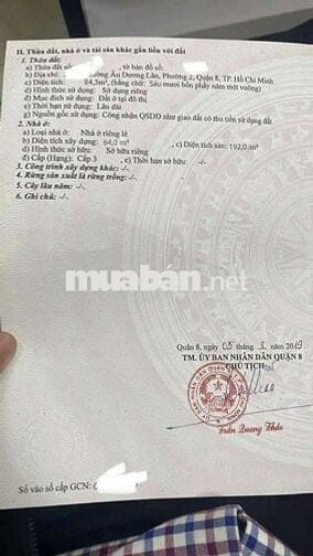 Bán nhà 287 Âu Duong Lân, p2 hẻm xe hơi giá rẻ 4 PN nhà còn mới