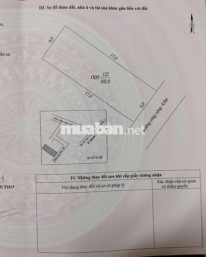 Bán đất thổ cư hẻm 160 liên tổ 12-20