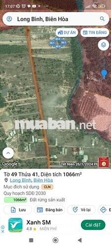 (Giảm sâu) 130m2 đất KP7 - Long Bình, vị trí đẹp kế KCN Hố Nai