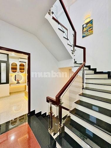 Nhà 3 Lầu tuyệt đẹp Cao cấp hẻm xe hơi 5m 1 trục Phạm Văn Chiêu, P9,