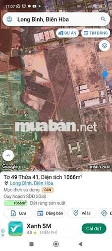 (Giảm sâu) 130m2 đất KP7 - Long Bình, vị trí đẹp kế KCN Hố Nai