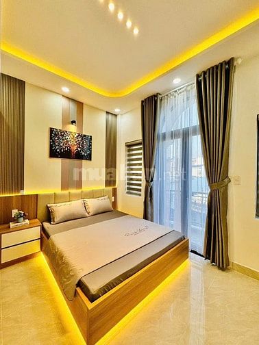 Nhà 3 Lầu tuyệt đẹp Cao cấp hẻm xe hơi 5m 1 trục Phạm Văn Chiêu, P9,