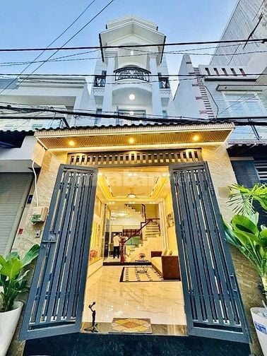Nhà 3 Lầu tuyệt đẹp Cao cấp hẻm xe hơi 5m 1 trục Phạm Văn Chiêu, P9,