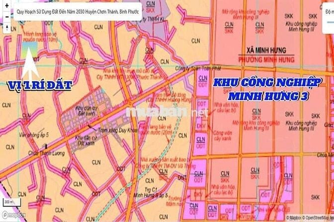 Chú mình nhờ mình đăng bán đất gần khu CN minh hưng 3 cần bán nhanh