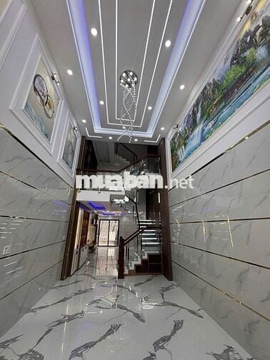 NHÀ 5 TẦNG, DT (4X17)M2, HẺM XE HƠI 6M, FULL NỘI THẤT, 7,99 TỶ CÒN TL