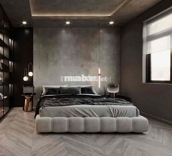 cần bán nhà gác lững ngay Hương lộ 7, giá 1 tỷ 5, sổ hồng full thổ