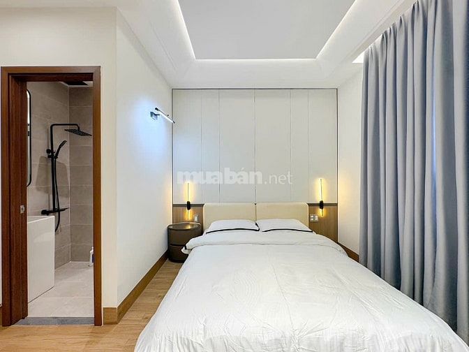 Nhà mới đẹp full nội thất hẻm 502 Huỳnh Tấn Phát, Q7, 4x15.5m, 5 tầng