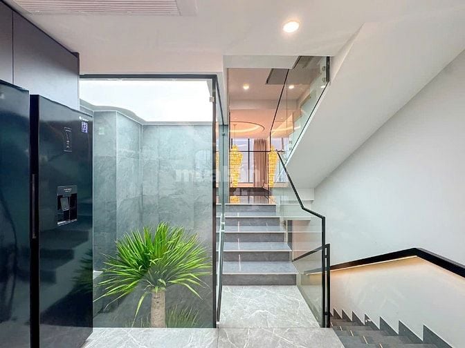Nhà mới đẹp full nội thất hẻm 502 Huỳnh Tấn Phát, Q7, 4x15.5m, 5 tầng