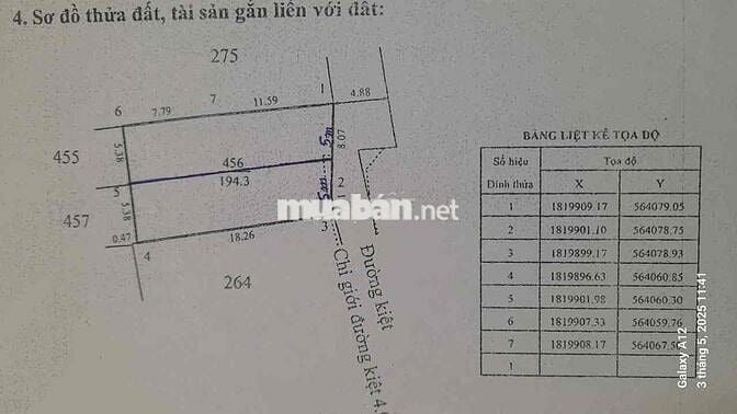 Mở Bán 2 lô đất kiệt ôtô Hùng Vương phường An Cựu tttp Huế