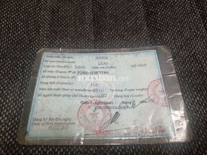 Honda lead 2010 còn tin là còn xe có giao lưu