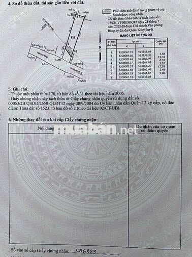 Bán Cặp Đất HXH 4.5 x 19 1/ Trung Mỹ Tây - TPHCM