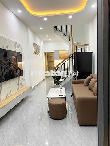 Nhà đẹp siu mới tặng nội thất ở hẻm Nguyễn Văn Công