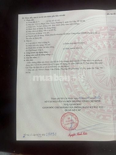 Bán nhà rẻ đẹp đúc 4 lầu (5x14,5) 252/32 Phạm Văn Chiêu p9 Gò Vấp 