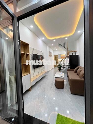 Nhà đẹp siu mới tặng nội thất ở hẻm Nguyễn Văn Công