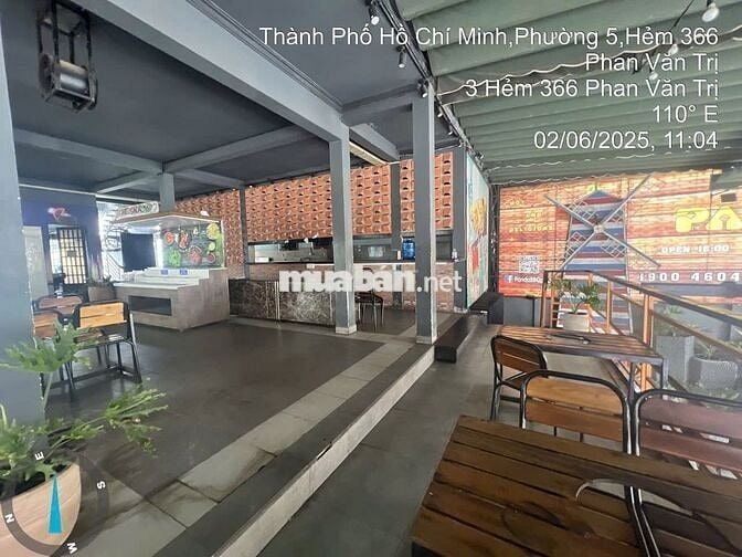 DT 28x15m - Góc 2 Mặt tiền 364 Phan Văn Trị, Gò Vấp, NHÀ CẤP 4, GIÁ TL