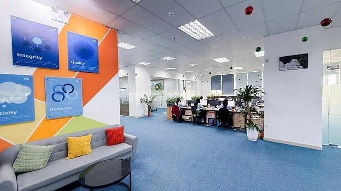 Cho thuê VP Genaralexim,130 Nguyễn Đức Cảnh:230m2, full nội thất,39tr