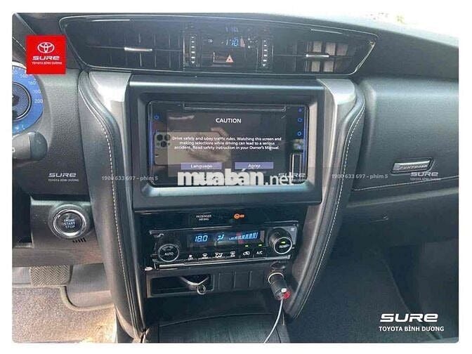 Toyota Fortuner 2020 2.4G 4x2 AT - 100000 km