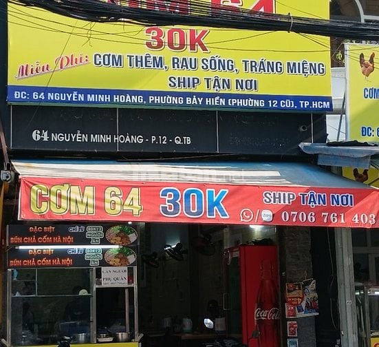 SANG QUÁN CƠM TRƯA VĂN PHÒNG KHU K300, P12, TÂN BÌNH
