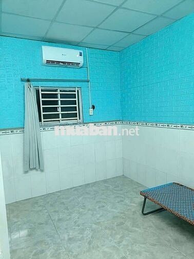 🏠 Nhà / 2phòng hẻm xe hơi, sẵn 1 máy lạnh, Tân Thới Hiệp q12 🏠