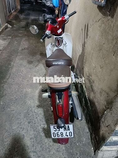 Xe 50cc  DETECH xe máy 2 bánh màu đỏ