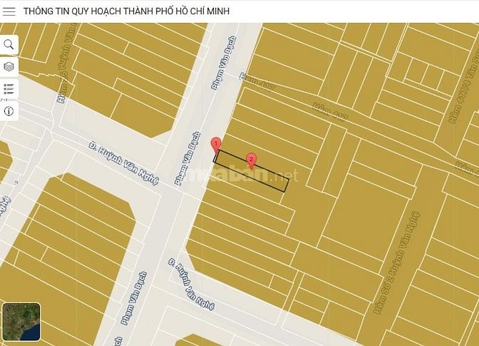 BÁN NHÀ MẶT TIỀN : 444 PHẠM VĂN BẠCH - P. 12 - Q. GÒ VẤP - TPHCM