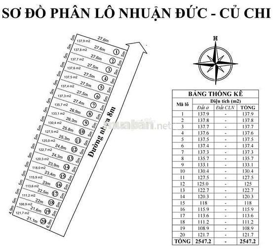 Bán đất xã Nhuận Đức, Củ Chi, DT 100m*26m, đường nhựa 7m, QH đất ONT
