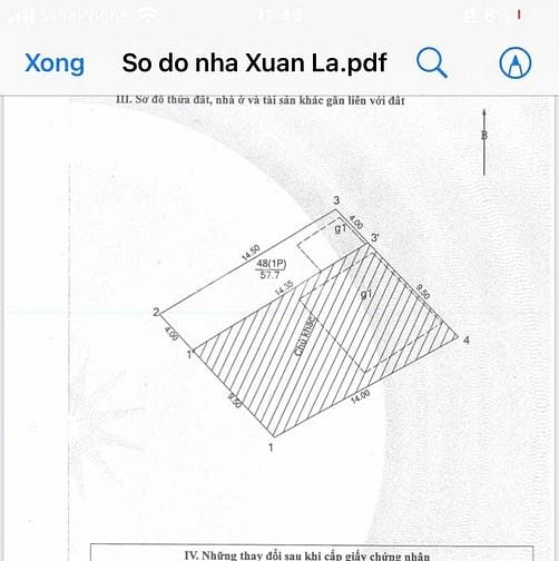 Chính chủ thiện chí bán nhà 4 tầng ngõ 77 Xuân La, Tây Hồ. Dt 58m2, Mt