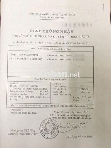 Chỉ 114tr/m2, nhà mặt tiền Nguyễn Sáng, 2pn, dài 14m