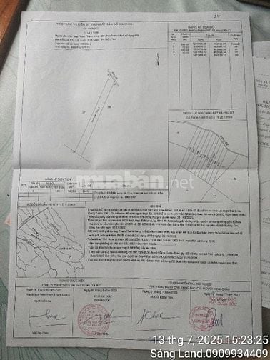 Bán 2.028m2 thổ vườn.phú lợi 1 tỷ 4