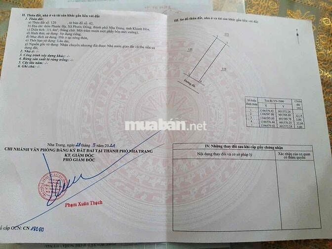 Tổng Hợp Mấy Lô Đất Full Thổ Cư Xã Phước Đồng Nha Trang