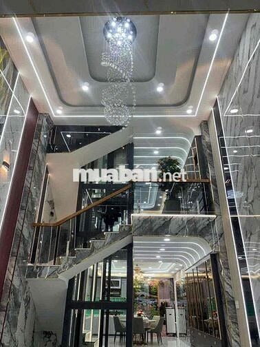 BÁN NHÀ PHỐ Q12 , CÓ THANG MÁY. NHÀ 3 LẦU 5 PN , DT:4,5*19