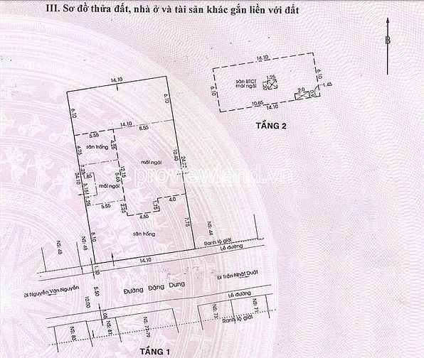 Bán biệt thự Đặng Dung, Phường Tân Định, dt 340,87m², giá 170 tỷ
