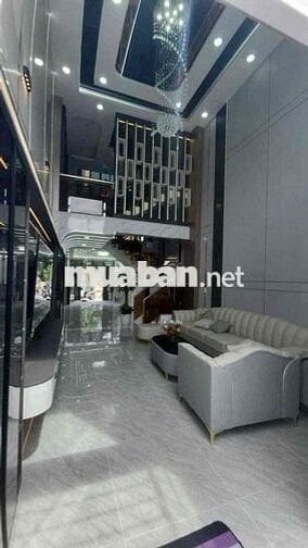 BÁN NHÀ PHỐ Q12 , CÓ THANG MÁY. NHÀ 3 LẦU 5 PN , DT:4,5*19