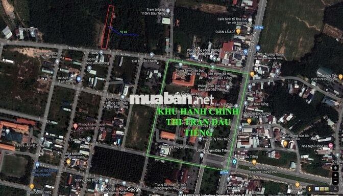 BÁN ĐẤT VÀNG MẶT TIỀN TRẤN PHÚ, HUYỆN DẦU TIẾNG- CHÍNH CHỦ