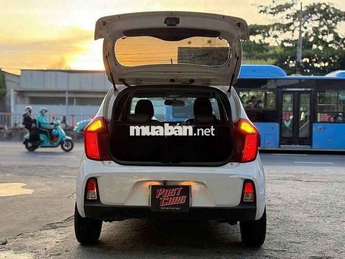 Kia Morning 2019 1.0 MT, số sàn,màu trắng,77000 km