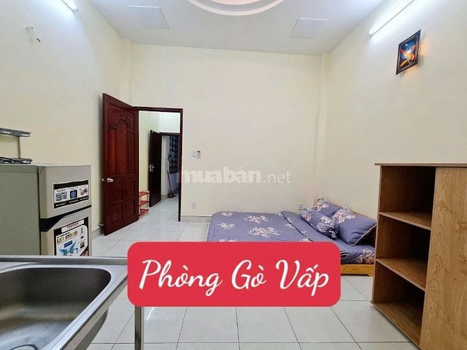 PHÒNG STUDIO 28m² FULL NỘI THẤT – PHAN HUY ÍCH, GÒ VẤP