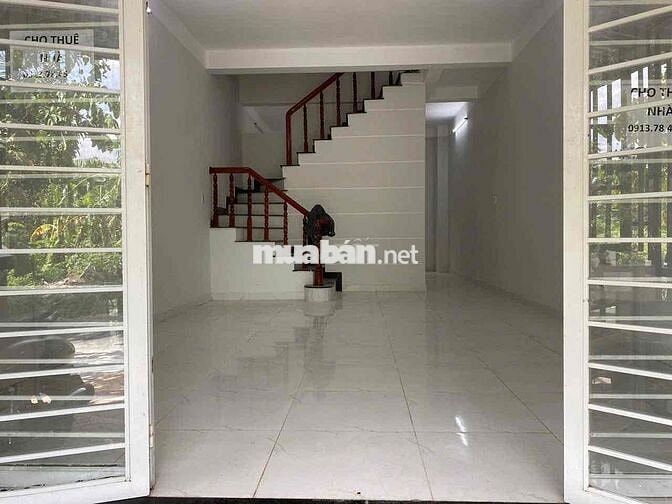 Cho thuê nhà trệt lầu 120m2 3phòng KDC Hoàng Quân Cái Răng