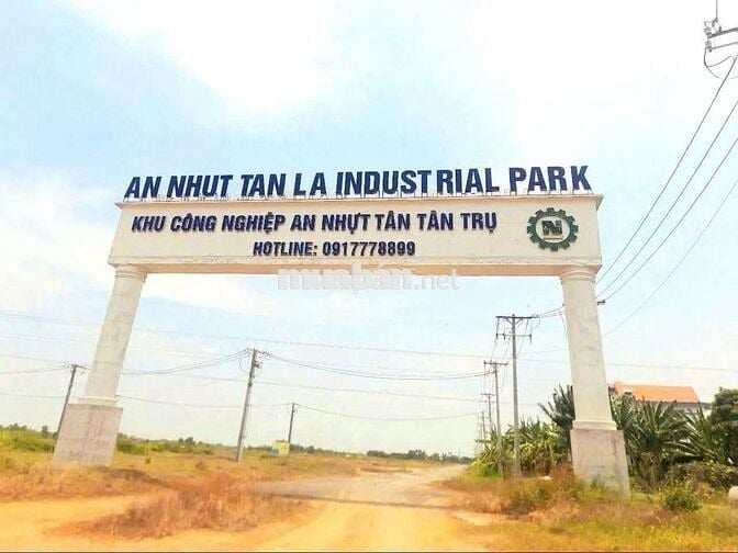 Chỉ 1 tỷ sở hữu 232m2 đất thỏ 2 mặt tiền ngay KCN An Nhựt Tân