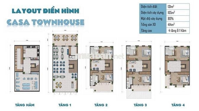 Nhà Phố Liền Kế tại Blanca City Vũng Tàu - giá siêu hời chỉ 19.102 tỷ