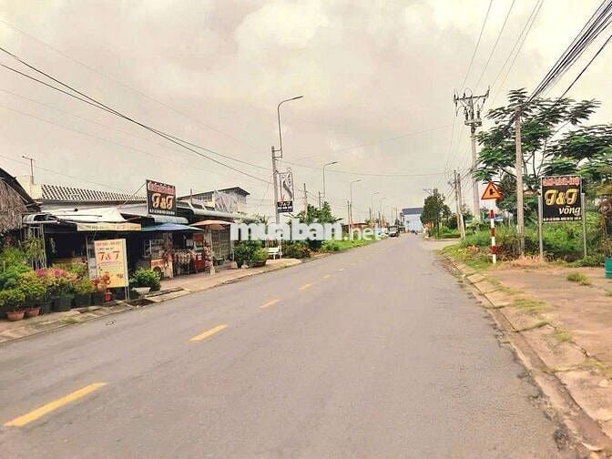 Chỉ 1 tỷ sở hữu 232m2 đất thỏ 2 mặt tiền ngay KCN An Nhựt Tân