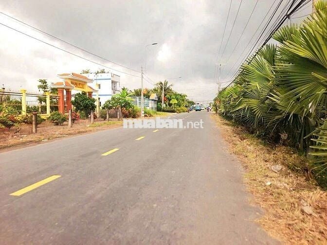 Chỉ 1 tỷ sở hữu 232m2 đất thỏ 2 mặt tiền ngay KCN An Nhựt Tân