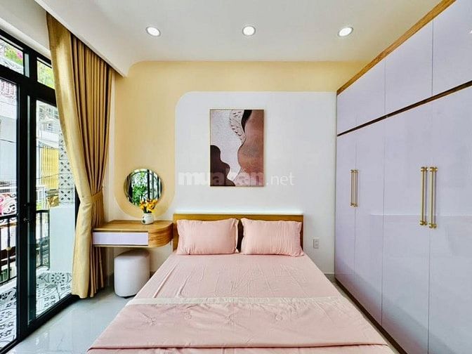 Nhà 1 lầu tuyệt đẹp Cao cấp hẻm xe hơi 1 trục cách MT Quang Trung 40